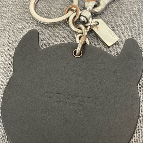 COACH Frisky Emoji Smiling Devil Bag Charm Keychain - Picture 7 of 9